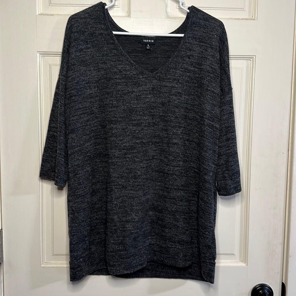 Torrid 2/3 sleeve blouse Size 0 Plus